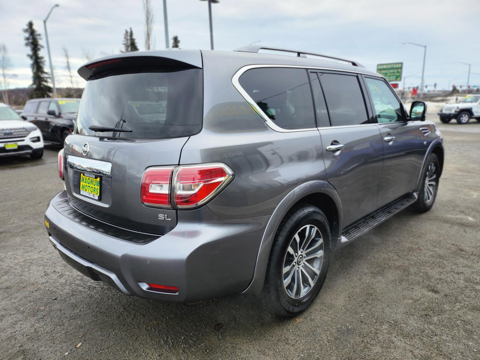 2020 GRAY NISSAN ARMADA SV (JN8AY2NC1LX) with an 5.6L engine, Automatic transmission, located at 1960 Industrial Drive, Wasilla, 99654, (907) 274-2277, 61.573475, -149.400146 - Photo #5